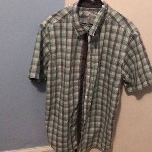 Boys short sleeve flanel size XXL